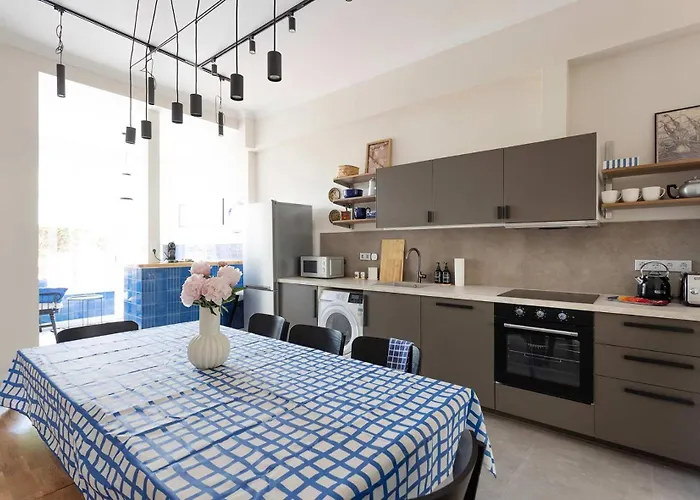 公寓 Premium 2-level On Rhine, Great Location 杜伊斯堡